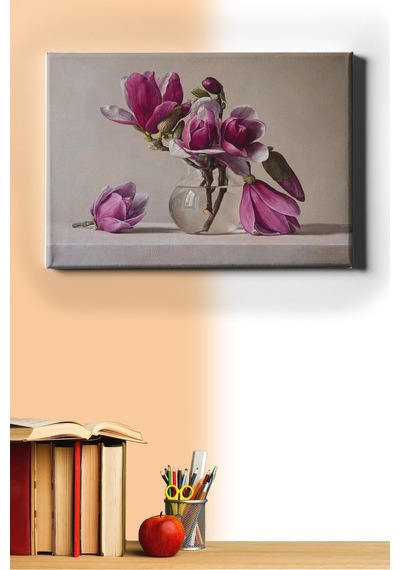 Webstyle Sayılarla Boyama Seti Kasnaklı Manolyalar 50 X 65 Cm
