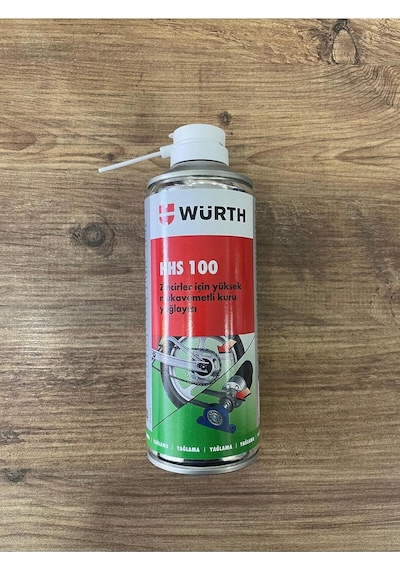 Würth Zincir Yağlayici Hhs 100 Yüksek Mukavemetli Kuru Yağlayici Yeni Tarih Çok Renkli