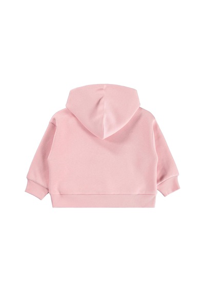 Civil Girls Daily Wear Baskılı 2-5 Yaş Sweatshirt - Pudra Koyu Pudra