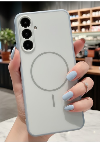 Galaxy A16 İçin Uyumlu M-safe Şarj Özellikli Elde Kaymaz Soft Renkli Kılıf