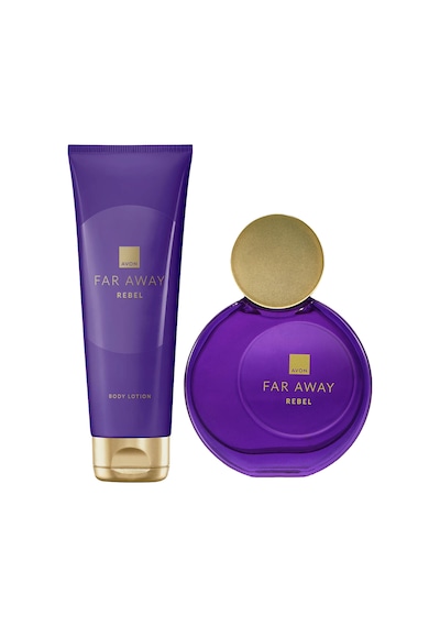 Avon Far Away Rebel Kadın Parfüm EDP 50 ML + Vücut Losyonu Paketi