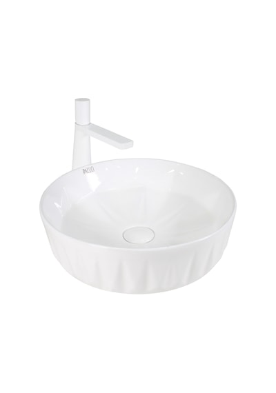 Paluci İstanbul White Lavabo Sırlı