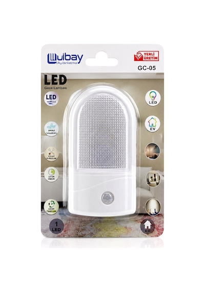 Büro Ev Ofis Hediyesi İçin 0,1w Oval Tip Sensör Fotosel Gece Lambası Diğer