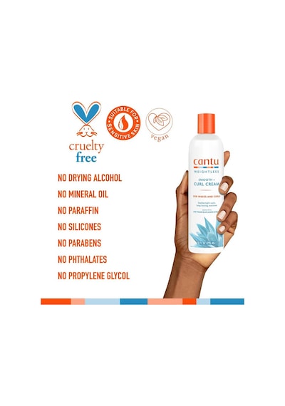 Cantu Weightless Ağırlaştırmayan Bukle Belirginleştirici Krem 295 ML