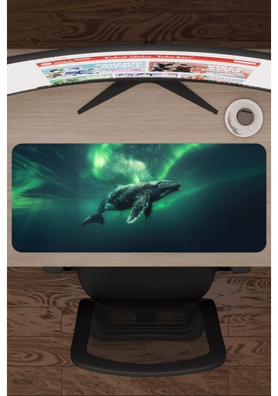 Orka Kaymaz Dikişli Kauçuk Oyuncu Mousepad V1 - 70x30 Xl Gaming Mouse Pad Fare Altlığı