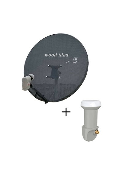 Next Delikli Çanak Anten 85 Cm Tekli Lnb