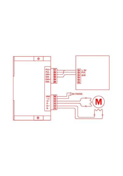 Dm542 2 Faz 50v 4.5a Step Motor Sürücü