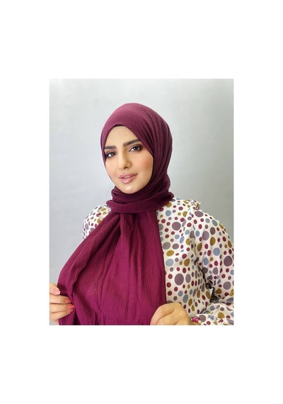 Aldaıyr Hijab Kadın Bambu Kraş 00-bordo