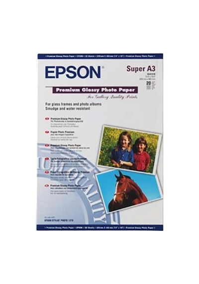 Epson A3+ 250gram 20'li Premium Glossy Fotoğraf Kağıdı S041316 Kdo