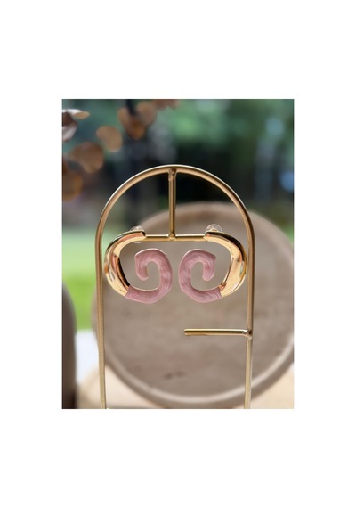 Sway Mineli Gold Küpe Pembe - 907187991 Pembe - 907187991 Pembe