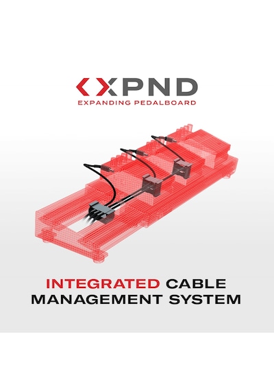 Planet Waves D'addario Xpnd Pedal Board Riser Gitar Pedalı İçin Elevate Pedal Pedal Tahtasında 1 İnç 1 İnç Yükseltir Kablo Yönetimi İçin Entegre Girinti Yükseltici 2 Pedal İçin Uygundur
