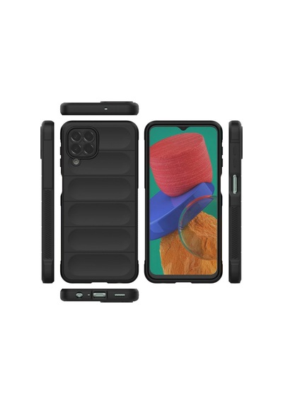Samsung Uyumlu Galaxy M33 Kılıf Optimum Silikon Siyah