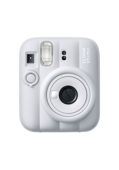 Instax Mini 13 Clay White Fotoğraf Makinesi + Deri Albüm + Pleksi Kılıf + 20'li Film Hediye Seti