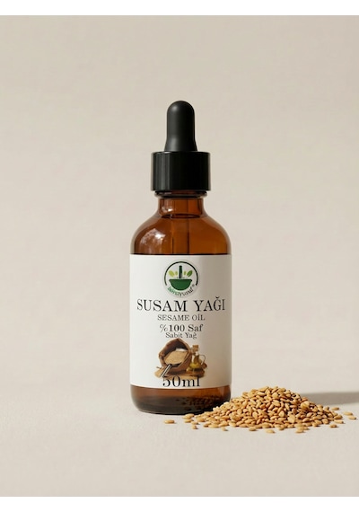 Soğuk Sıkım Susam Yağı Sesame Oil Sesamum İndicum Saf Doğal 50 Ml 50 ML