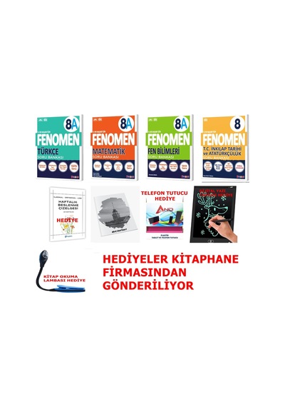 Fenomen 2025-2026 Müfredat 8 Sınıf 4 Branş A Serisi