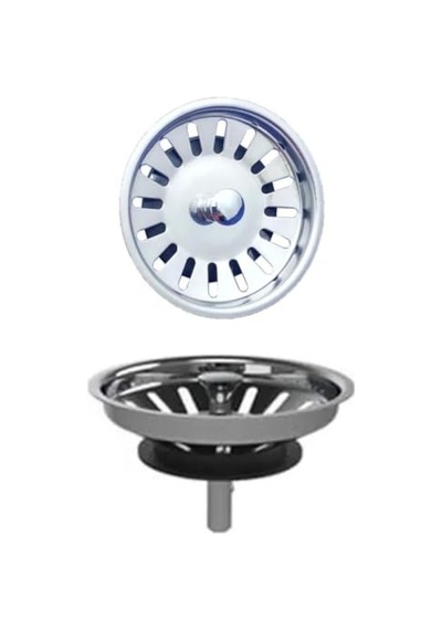 Paslanmaz Çelik Sifon Süzgeci - 8 Cm