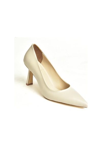 Fox Shoes U820720009 Ten Kalın Topuklu Kadın Ayakkabı Ten
