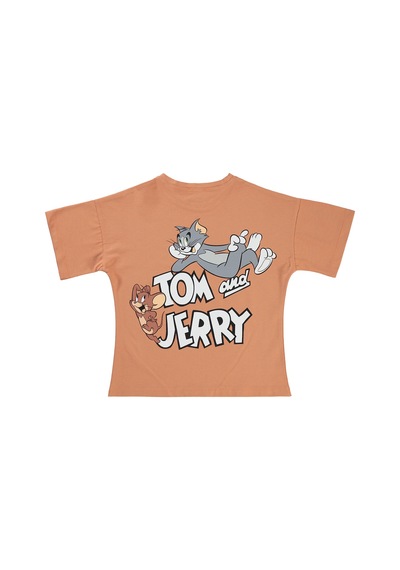 Tom And Jerry Kız Çocuk Tişört 6-9 Yaş İtalyan Kili 18849177424s2 Turuncu