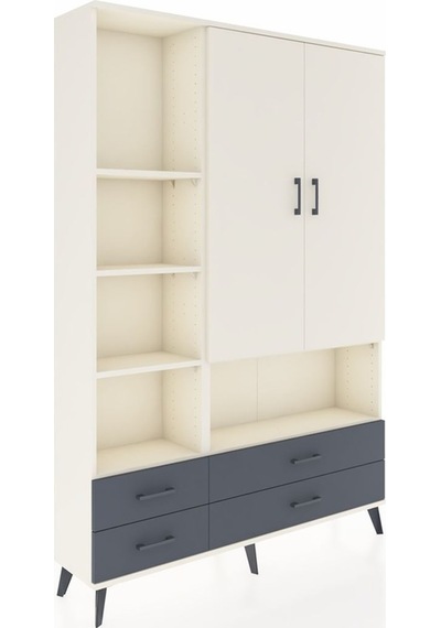 Arges Dolap 8 Raflı 4 Çekmeceli 2 Kapaklı 132x30x195 Aytaşı-aytaşı/antrasit Aytası/antrasıt Arges Dolap 8 Raflı 4 Çekmeceli 2 Kapaklı 132x30x195 Aytaşı-aytaşı/antrasit Aytası/antrasıt