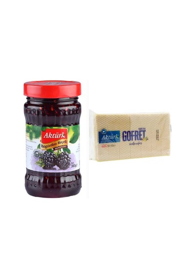 Aktürk 380 Gr Böğürtlen Reçeli Ve 200 Gr Vanilyalı Gofret Diğer