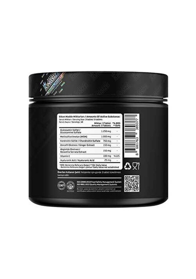 Kingsize Nutrition Flex Complex + Glucosamine 120 Tablet - Aromasız