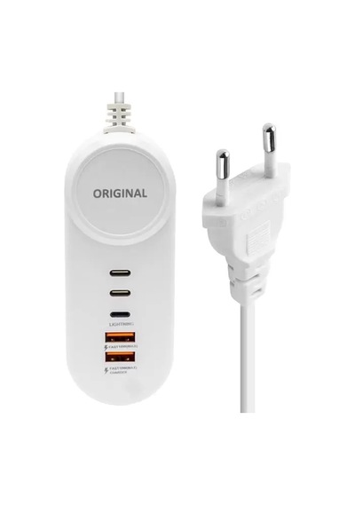 Sh Powermaster Pm-20659 15 Watt 2 Type-c + 2 Usb-a Şarj + Pd Lightning Adaptör Najmaddin