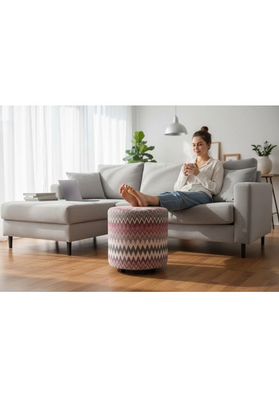 Dokusu Ve Modern Tasarımıyla Her Ortama Uyum Sağlayan Çok Amaçlı Puf 23 Çok Renkli