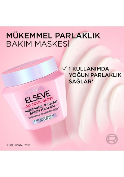 L'oréal Paris Glycolic Gloss Mükemmel Parlaklık Veren Saç Bakım Maskesi 300ml