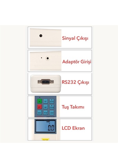 Loyka Hf 1000 Elektronik Dijital Dinamometre