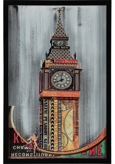 Tımeless Tower Çerçeveli Cam Tablo 60x90cm