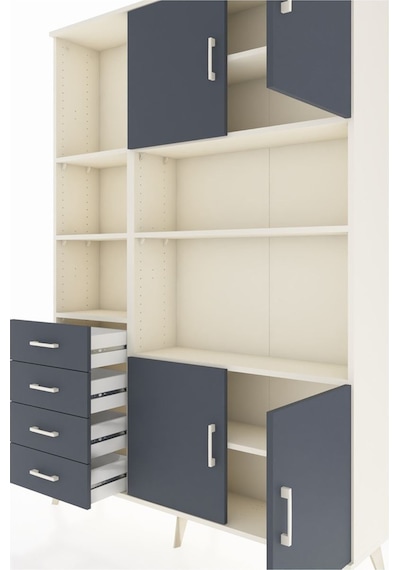 Arges Dolap 8 Raflı 4 Çekmeceli 4 Kapaklı 132x30x195 Aytaşı-antrasit/antrasit Antrasıt/antrasıt Arges Dolap 8 Raflı 4 Çekmeceli 4 Kapaklı 132x30x195 Aytaşı-antrasit/antrasit Antrasıt/antrasıt
