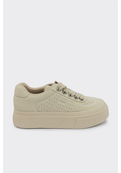 Derinet Günlük Comfort Taban Kadın Sneaker Vizon Vizon