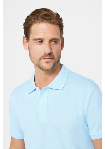 Tudors Erkek Slim Fit Dar Kesim %100 Pamuk Düz Pike Mavi Polo Yaka Tişört-30491 Mavi Tudors Erkek Slim Fit Dar Kesim %100 Pamuk Düz Pike Mavi Polo Yaka Tişört-30491 Mavi