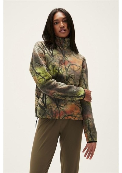 Bad Bear 21.04.21.001-c70 Equinox Full Zip Kadın Polar Haki