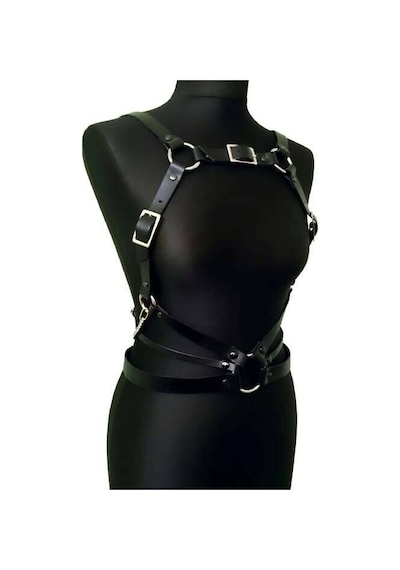 Fantazi Deri Göğüs Harness - Brf912 Çok Renkli