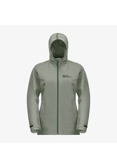 Jack Wolfskin Moonrise 3in1 Kadın Yeşil Outdoor Ceket 1115621-4137