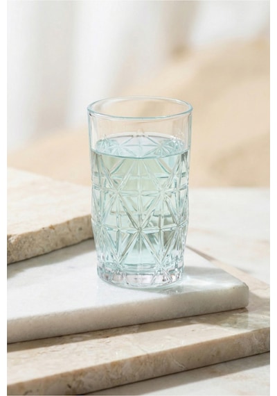 Lav Keops Cam Kahve Yanı Su Bardağı 6 Kişilik 110 ml (Likör/Şerbet Bardağı )