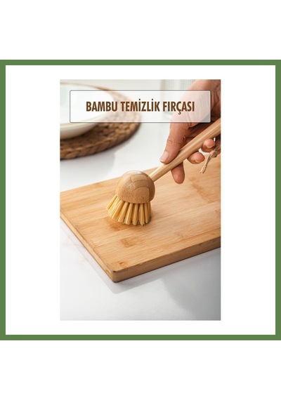 Bezos Bambu Temizlik Fırçası Hb006