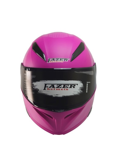Fr-965 Line Women Motosiklet Kaskı Kadın Çene Açılır Güneş Vizörlü Motorcu Kask Pembe