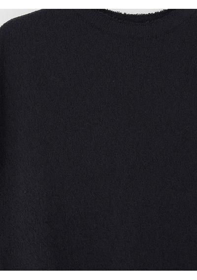 Lcw Comfort Lacivert Bisiklet Yaka Kadın Triko Kazak