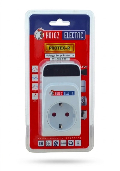 Horoz Electric Led Göstergeli Protex-r Akım Ve Voltaj Koruma Prizi 16a Kablosuz