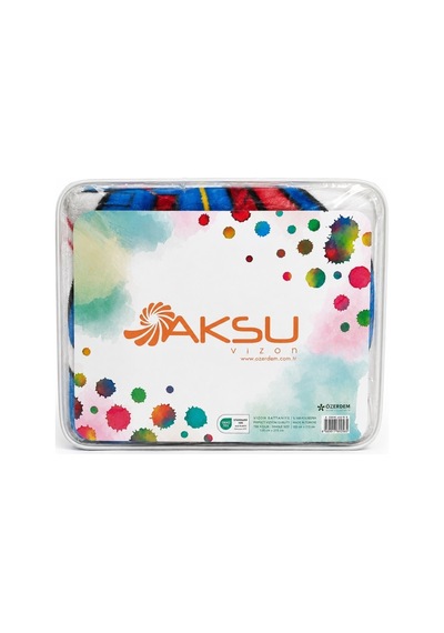 Aksu -formula Racing Mavi- Tek Kişilik Çocuk Battaniye 155x215