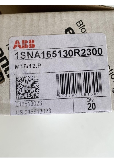 Abb Entrelec 1sna165130r2300 M16/12.p Topraklama Terminal Blok 1 Adet