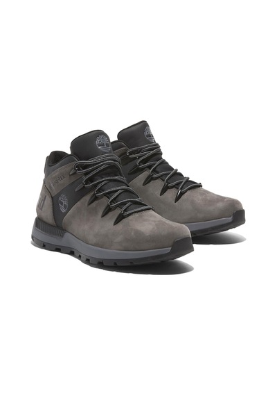 Timberland Mıd Lace Up Waterproof Sn Grı Erkek Outdoor Gri