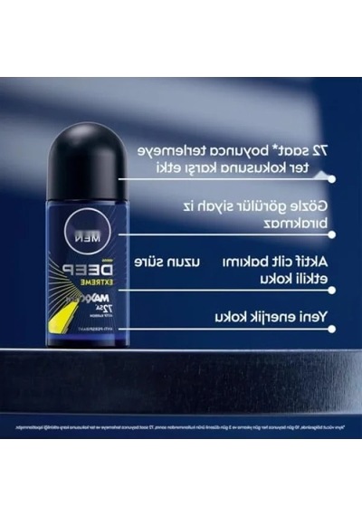 Erkekler İçin 72 Saat Ter Koruma Sağlayan Roller Deodorant 50 Ml