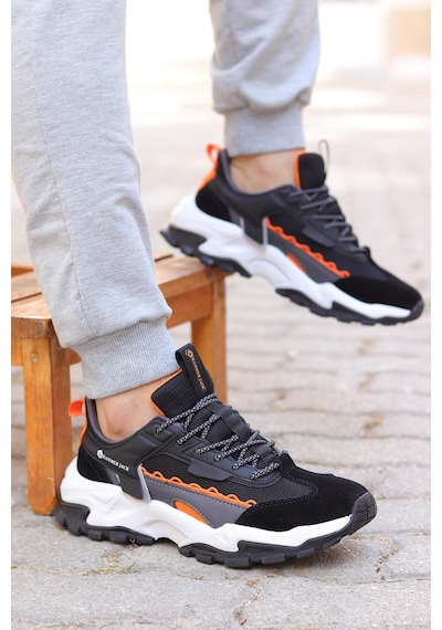 Hammer Jack Ster Memory Foam Erkek Sneaker Ayakkabı 167800000348 01 Siyah Siyah