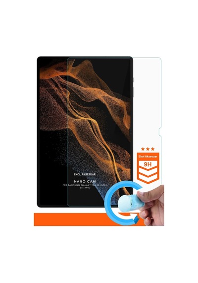 For Samsung Galaxy Tab S8 Ultra Sm-x900 Ekran Koruyucu Esnek Nano Kırılmaz Cam