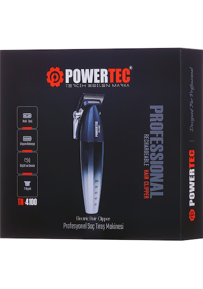 Powertec TR-4100 Profesyonel Saç Sakal  Tıraş Makinesi
