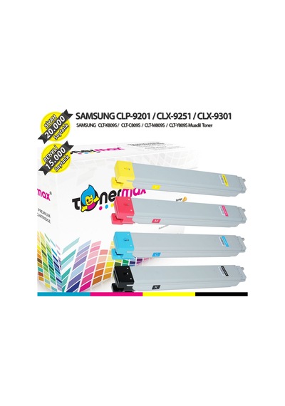 Samsung Clt-K809S / Clx-9301 Uyumlu Toner Takım