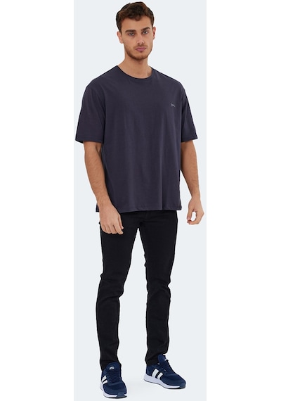 Slazenger  Kaiser In Oversize Erkek Oversıze Antrasit Tişört